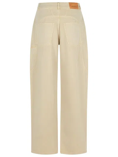 Isabel Marant Baryl Beige Cotton Pants