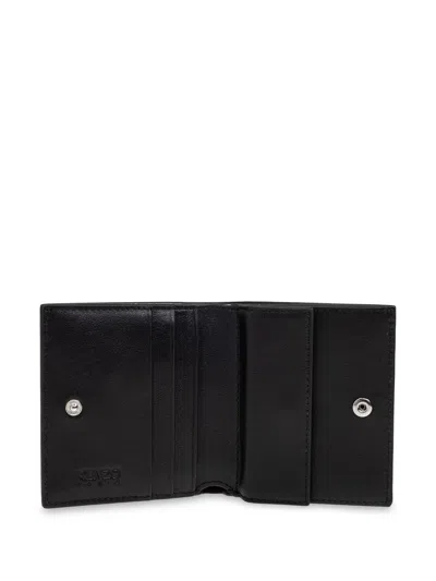 Kenzo Varsity Logo Detailed Mini Wallet In Black