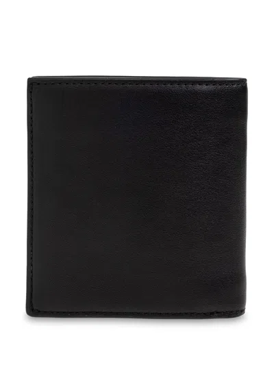 Kenzo Varsity Logo Detailed Mini Wallet In Black