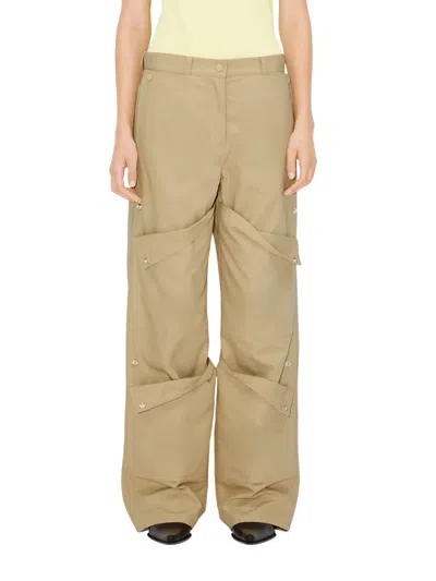 Kenzo Ripstop Cotton Cargo Trousers