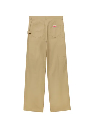 Kenzo Ripstop Cotton Cargo Trousers