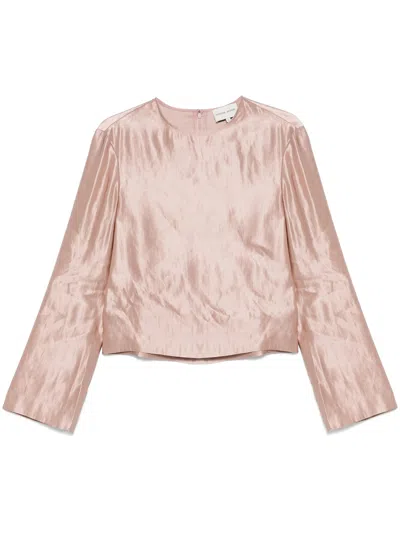 Shop Loulou Studio Round Neck Blouse