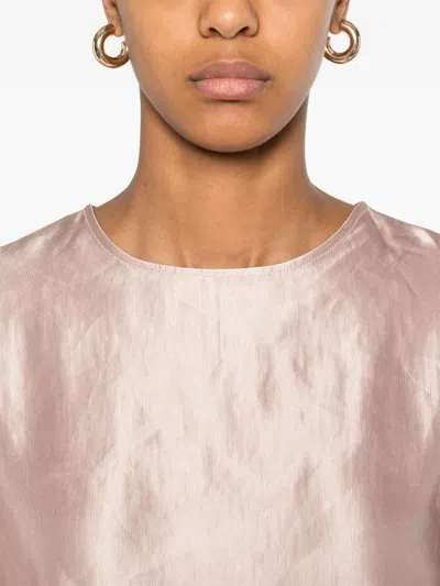 Loulou Studio Nino Round Neck Blouse Clothing