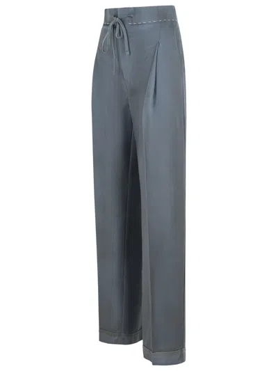 Maison Margiela Wool Blend Trousers Drawstring Waist