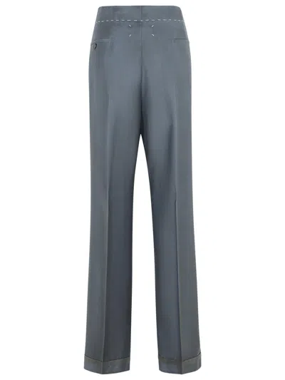 Maison Margiela Wool Blend Trousers Drawstring Waist