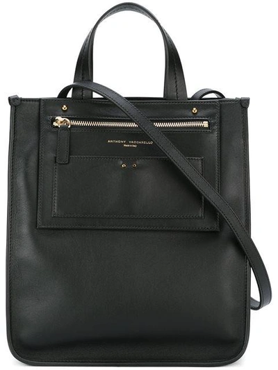 Anthony Vaccarello Top Handle Backpack In Black
