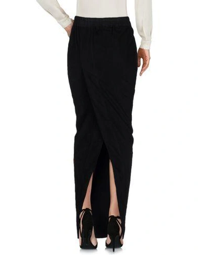 Shop Rick Owens Drkshdw Long Skirt In Black