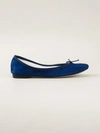 Repetto Blue Goatskin Suede Cendrillon Ballerina Flat
