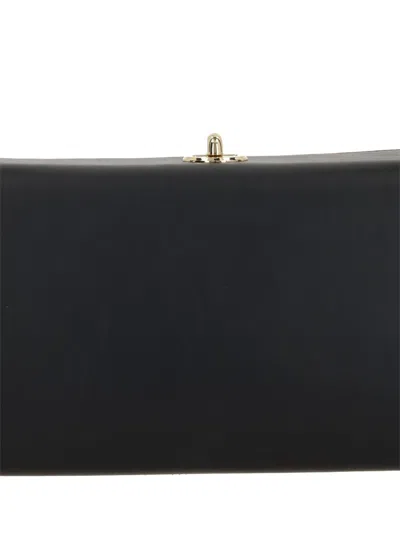 Plan C Folded Shoulder Bag In Black