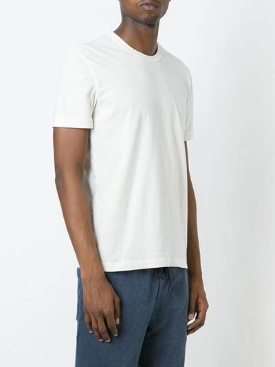 Shop James Perse Round Neck T-shirt In White