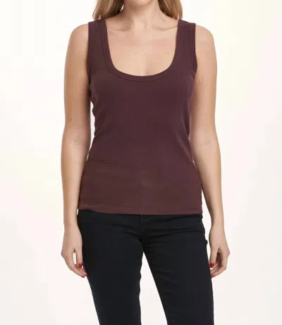 Dear John Denim Paula Scoop Neck Tank In Plum In Pink
