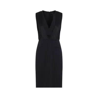 Max Mara Pianoforte Vittor Midi Dress In Blue