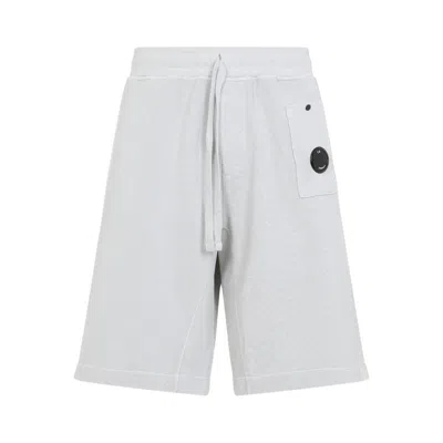 C.p. Company Relaxed Fit Shorts With Adjustable Drawstring In Blue