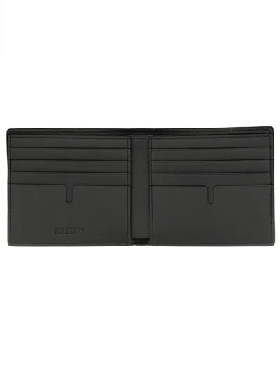 Shop Burberry Leather Wallet In Multicolour
