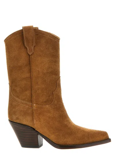 Sonora Brown Clara Ankle Boots In Brown