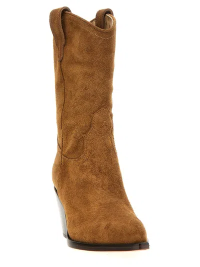 Sonora Brown Clara Ankle Boots In Brown