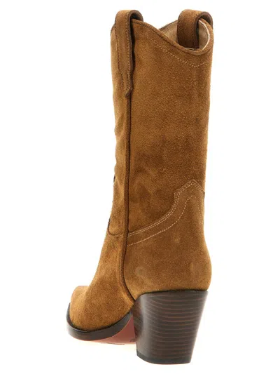 Sonora Brown Clara Ankle Boots In Brown