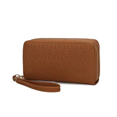 Mkf Collection By Mia K Lisbette Wristlet Wallet Purse Handbag M Signature In Multi