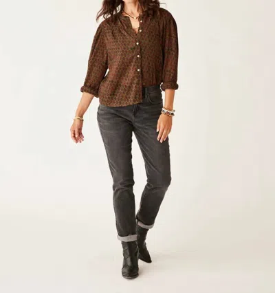 Carve Designs Tatum Top In Batik Floral In Multi