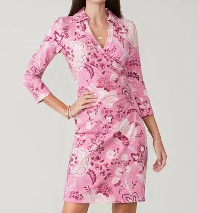 Spartina 449 Cristina Wrap Dress In Harbor River Fall Foliage In Multi