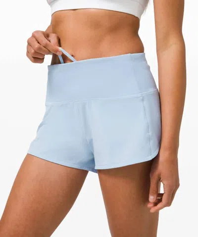 Lululemon Women's Speed Up High-rise Short In Windmill Blue In Multi
