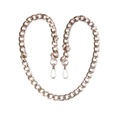 Pom Pom London Women's Chain Strap In Gold In Gold