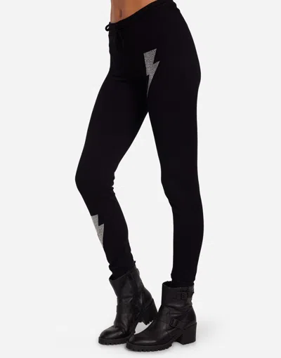 Lauren Moshi Jess Stud Lightning Tiger In Black