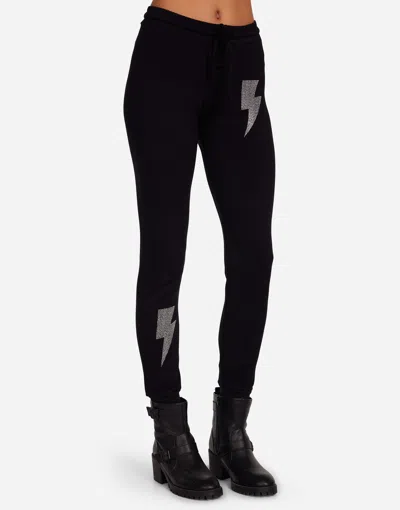 Lauren Moshi Jess Stud Lightning Tiger In Black