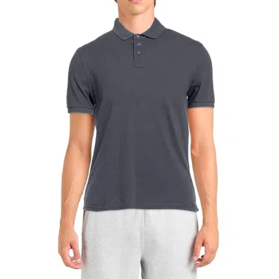 Alpha Studio Gray Cotton Polo Men's Shirt In Gray