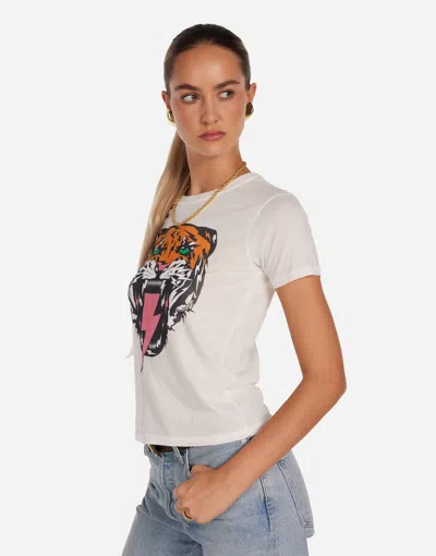 Lauren Moshi Ursula Lightning Tiger In Milk