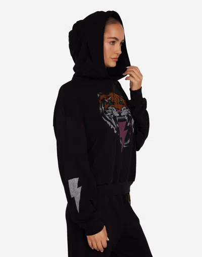 Lauren Moshi Yvette Lightning Tiger In Black