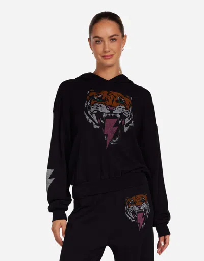 Lauren Moshi Yvette Lightning Tiger In Black