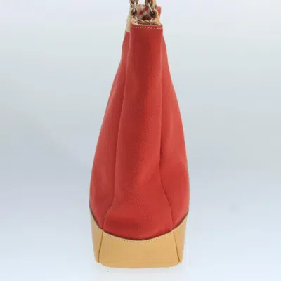 Pre-owned Burberry Blue Label Red Canvas Tote Bag ()