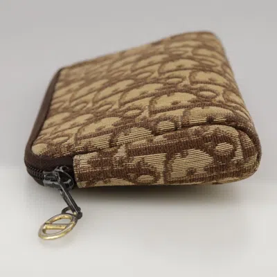 Pre-owned Dior Trotter Brown Canvas Clutch Bag ()