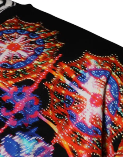 Dolce & Gabbana Multicolor Kaleidoscope Men Short Sleeves T-shirt In Neutral