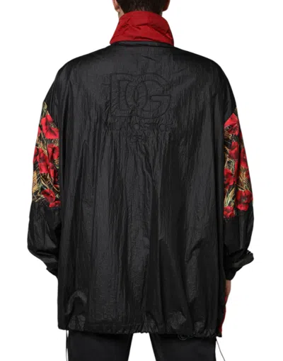 Dolce & Gabbana Multicolor Patchwork Men Full Zip Sweater In Multicolor