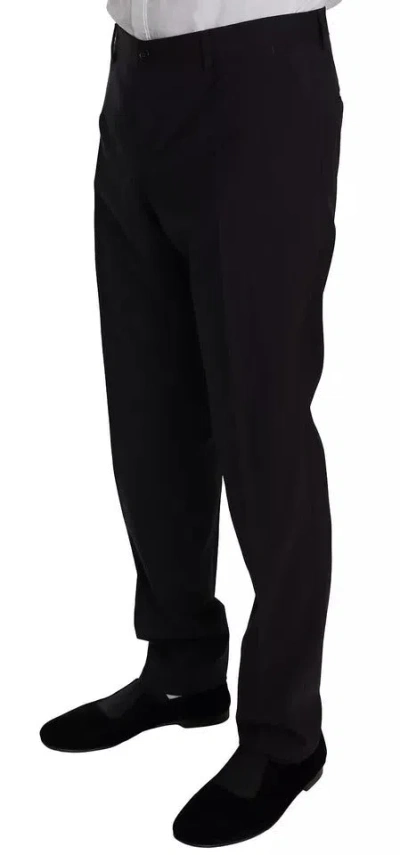 Dolce & Gabbana Purple Wool Stretch 2 Piece Martini Suit In Purple