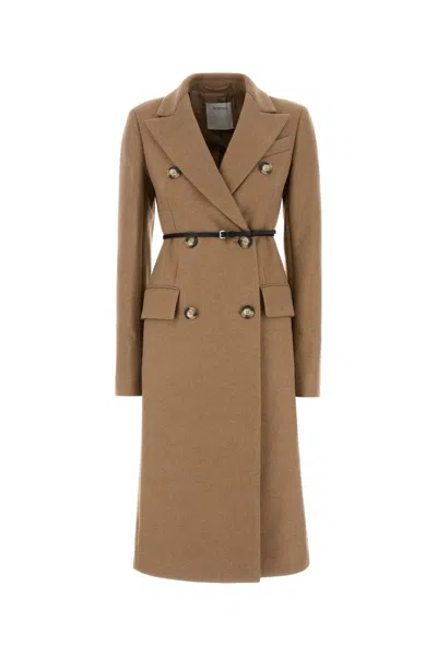 Sportmax Beige Wool Blend Ghia Coat