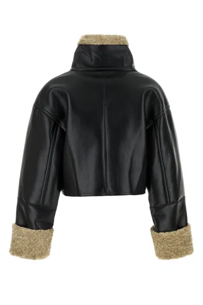 Nanushka Jemma Jacket Shearling Trim