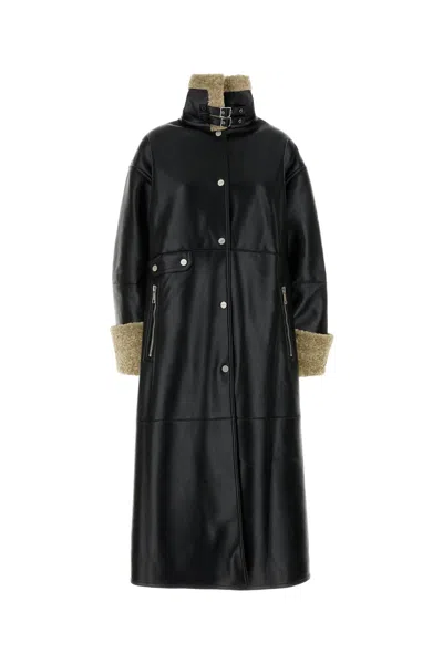 Nanushka Liesel Coat In Synthetic Leather