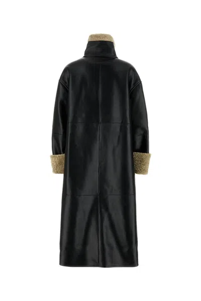Nanushka Liesel Coat In Synthetic Leather