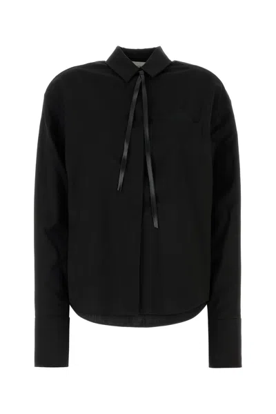 Sportmax Black Wool Mappa Shirt