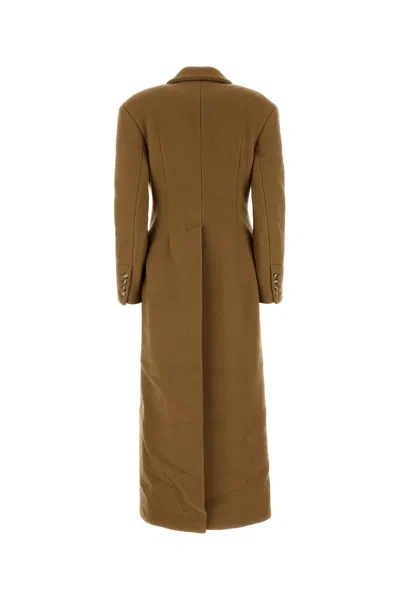 Nanushka Brown Wool Blend Ferris Coat