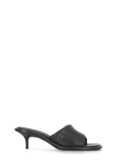 Shop Pinko Sandals In Black