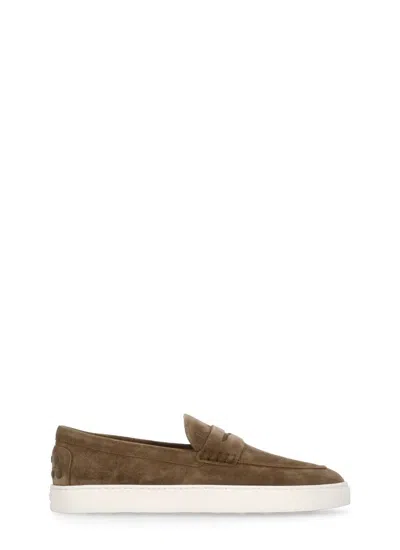 Tod's Torba Slip-on Loafers In Brown