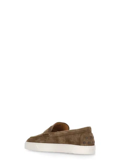 Tod's Torba Slip-on Loafers In Brown