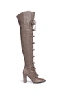 Jimmy Choo 'maloy 95' Buckle Crisscross Lace-up Leather Boots