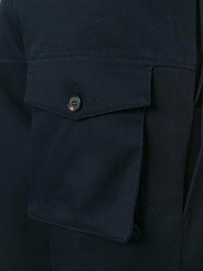 Shop Vivienne Westwood Man Cropped Trousers - Blue