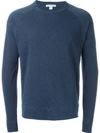 James Perse Classic Sweatshirt In Blue