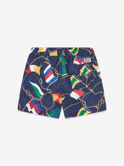 Polo Ralph Lauren Traveler Swim Trunk In Multicoloured